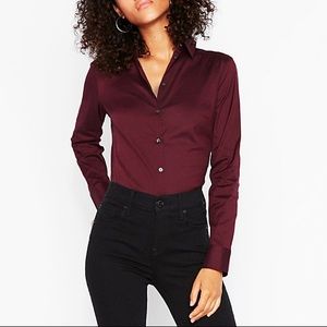 Express Fitted Long Sleeve Shirt